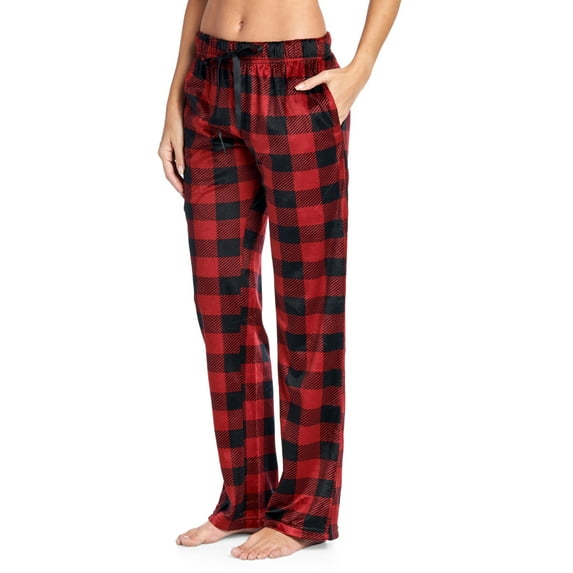 Ashford & Brooks Women's Plush Mink Fleece Pajama Sleep Pants