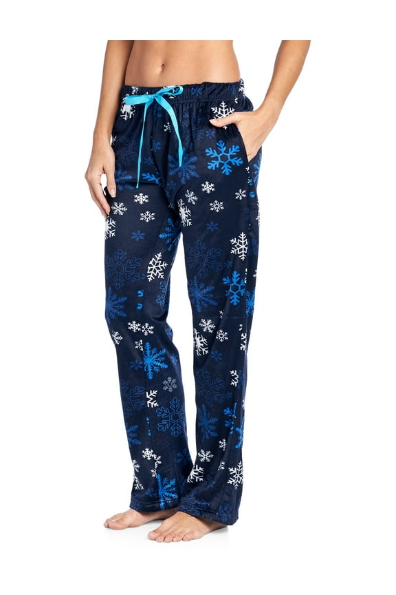 Women's Plush Mink Fleece Pajama Sleep Pants
