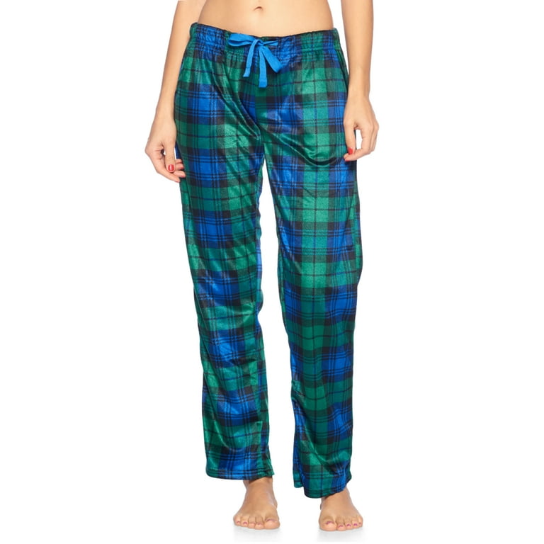 Just Love Women's Plush Pajama Pants - Comfortable and Stylish Loungewear  (Pink - Love Sleep, 2X) 