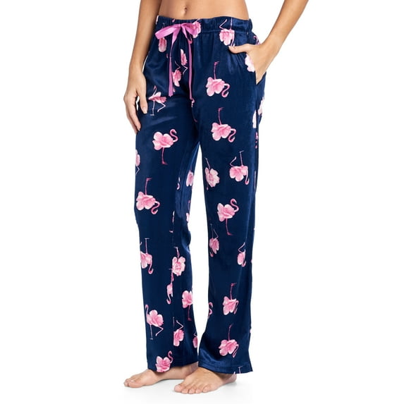 Ashford & Brooks Women's Plush Mink Fleece Pajama Sleep Pants
