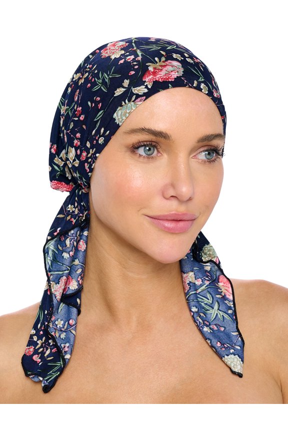Women's Pretied Printed Fitted Headscarf Chemo Bandana