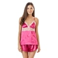 thumbnail image 1 of Ashford & Brooks Women's Satin Cami and Shorts Pajama Set, 1 of 5