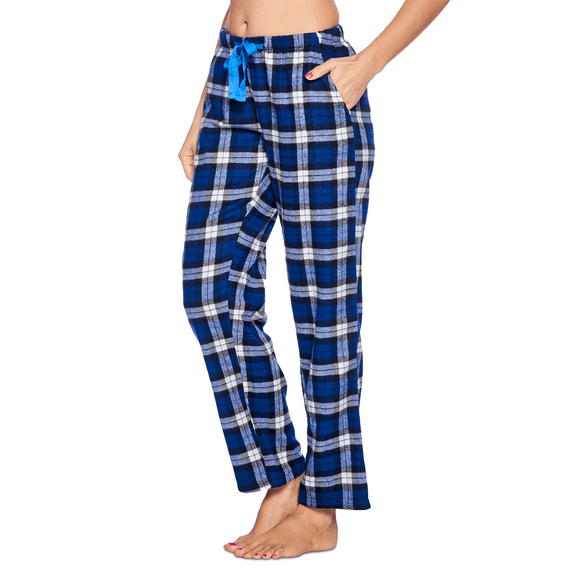 Ashford & Brooks Women's Super Soft Flannel Plaid Pajama Sleep Pants