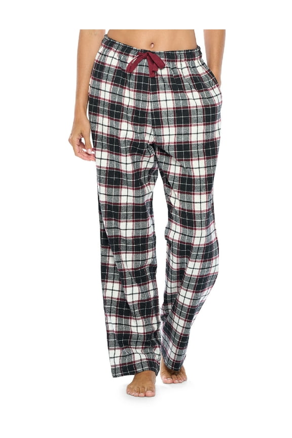 Women's Super Soft Flannel Plaid Pajama Sleep Pants
