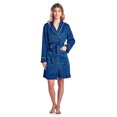 thumbnail image 1 of Ashford & Brooks Women's Sweater Fleece Printed Lounge Robe, 1 of 4
