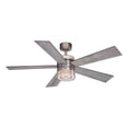 thumbnail image 1 of Ashford Brushed Nickel Ceiling Fan with Dual LED Light Kits and Remote, 1 of 12