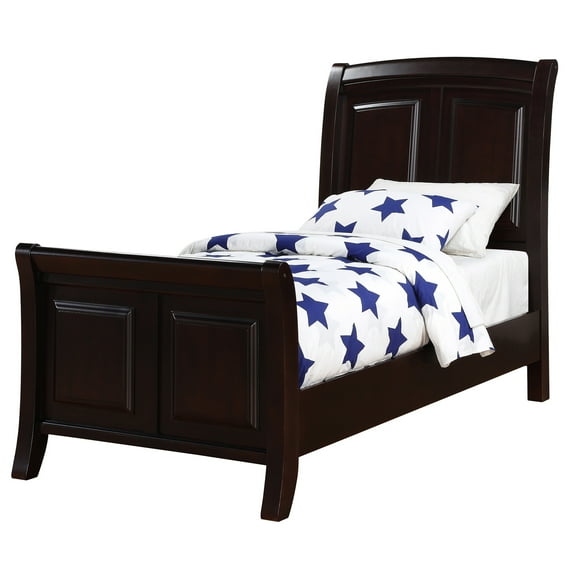 Ashford Cappuccino Twin Panel Beds