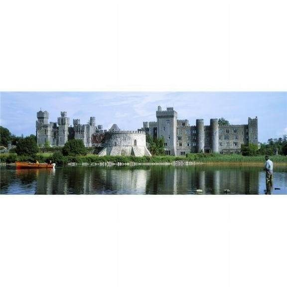Ashford Castle Lough Corrib Co Mayo Ireland Poster Print by The Irish Image Collection, 44 x 16 - Large