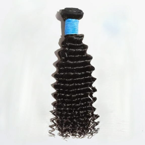 ASHINE 10A Brazilian Virgin 100% Human Hair Deep Curly Bundles Sew In Closure Extensions 14 inches Afro Kinky Bulk for Women