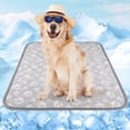 thumbnail image 1 of Aship Dog Cooling Mat, 44'' x 32'' Extra Large Self-Cooling Mat for Dog Cat, Arc-Chill Cooling Fiber & Endothermic Color Changing Pet Cooling Pad for Hot Summer, Washable Non-Toxic & Foldable, 1 of 8