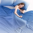 thumbnail image 1 of Aship Gradient Cooling Blanket King Size, Double-Sided Q-Max>0.5 Arc-Chill Summer Blanket, Breathable Soft Silky Skin-Friendly Cooling Blanket for Hot Sleeper - Blue 90"x108", 1 of 9