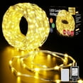 thumbnail image 1 of Aship LED Christmas Lights 65FT, 400LED 9 Modes Chasing Waterproof Clear Wire Christmas Tree Lights, Ultra-Bright Plug in Xmas Strip Lights for Outdoor Indoor House Holiday Decor, 1 of 10