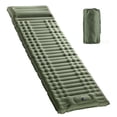 thumbnail image 1 of Aship 4.7" Thick Sleeping Pad for Camping, 500 lbs Camping Mattress with Foot Pump & Pillow, Upgraded Support Sleeping Mat Camping for Hiking Tent Backpack, 40D Nylon + TPU Coating, Single, Green, 1 of 8
