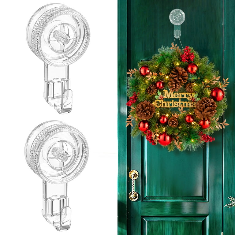 Suction Hooks Heavy Wreath Hanger Suction Cup Wreath Hangers For