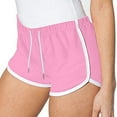 thumbnail image 1 of Ashirexll Athletic Shorts for Women, Solid Color Plus Size Workout Elastic Waist Soft Comfy Breathable Running Shorts Pink L, 1 of 6