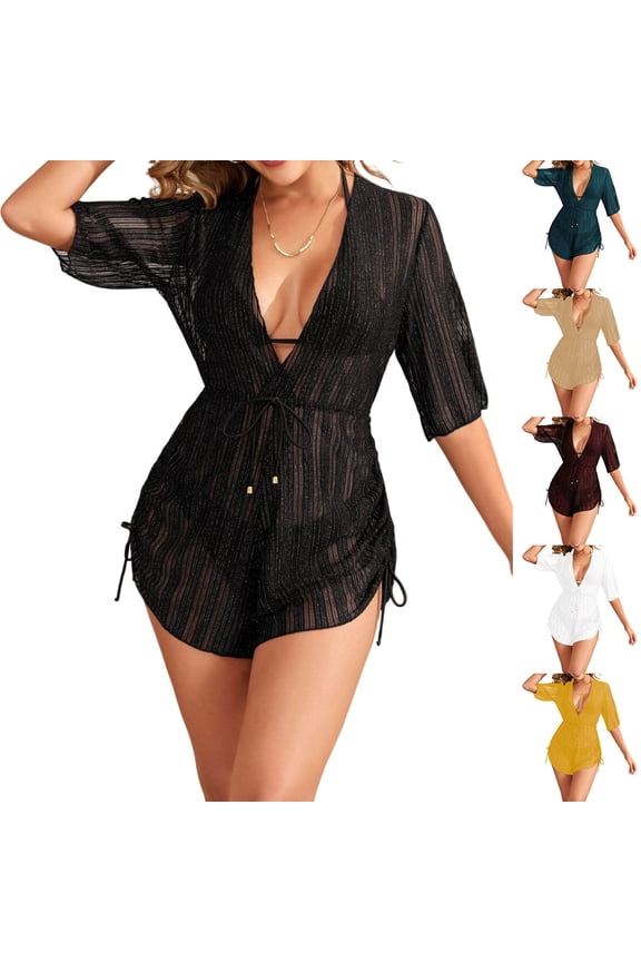 Bikini Sets for Women Spring Fashion Solid Color Bikini Set Casual Summer Beach Vacation Beachwear