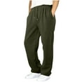 thumbnail image 1 of Ashirexll Boys Fleece Lined Sweatpants Winter Pants Solid Color Thickened Warm with Drawstring and Side Pockets Elastic Waist for 4-15 Year, 1 of 6