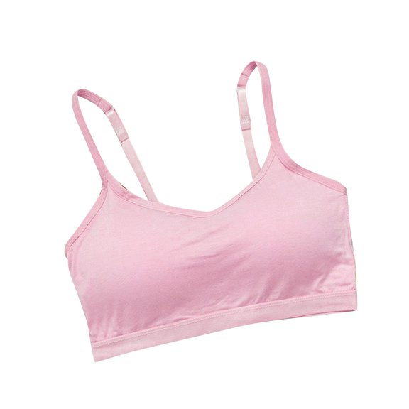 Ashirexll Bras for Women Bralettes Breathable Short Camisole Beautiful Back Bra with Breast Pads Without Steel Ring Breast Wrap Tube Top Underwear Pink S