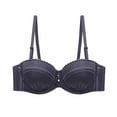 thumbnail image 1 of Ashirexll Bras for Women, Lace Bras for Women, Women’s Gathering Push Up Lace Bra Comfort Gray XL, 1 of 3