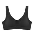 thumbnail image 1 of Ashirexll Bras for Women No Underwire, Comfortable Bras for Women, Plus Size Breathable Comfortable Soft Posture Support Bra Black L, 1 of 5