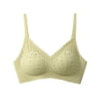 thumbnail image 1 of Ashirexll Bras for Women No Underwire, Comfortable Bras for Women, Solid Color Seamless Nude Lifting Soft Support Bra for Women Everyday Bras Green S, 1 of 6