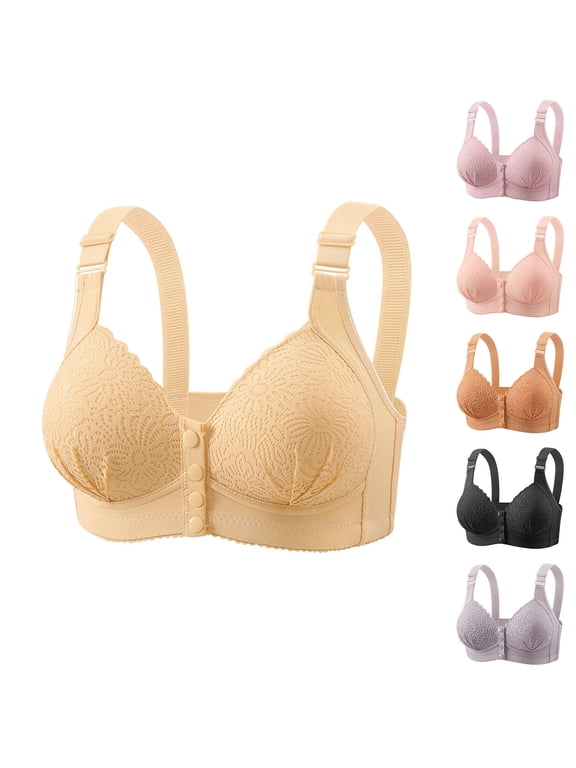 Bras for Women No Underwire, Push Up Bra, Seamless Backless Bra Wireless Push Up Support