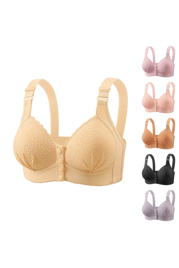 Bras for Women No Underwire, Push Up Bra, Seamless Backless Bra Wireless Push Up Support