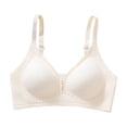thumbnail image 1 of Ashirexll Bras for Women No Underwire, Push Up Bra, Solid Color Bralette Strap Wrap Hollow Out Style, 1 of 6