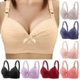 thumbnail image 1 of Ashirexll Bras for Women No Underwire, Push Up Bra, Solid Color Push Up Bra Wireless Breathable Everyday, 1 of 7