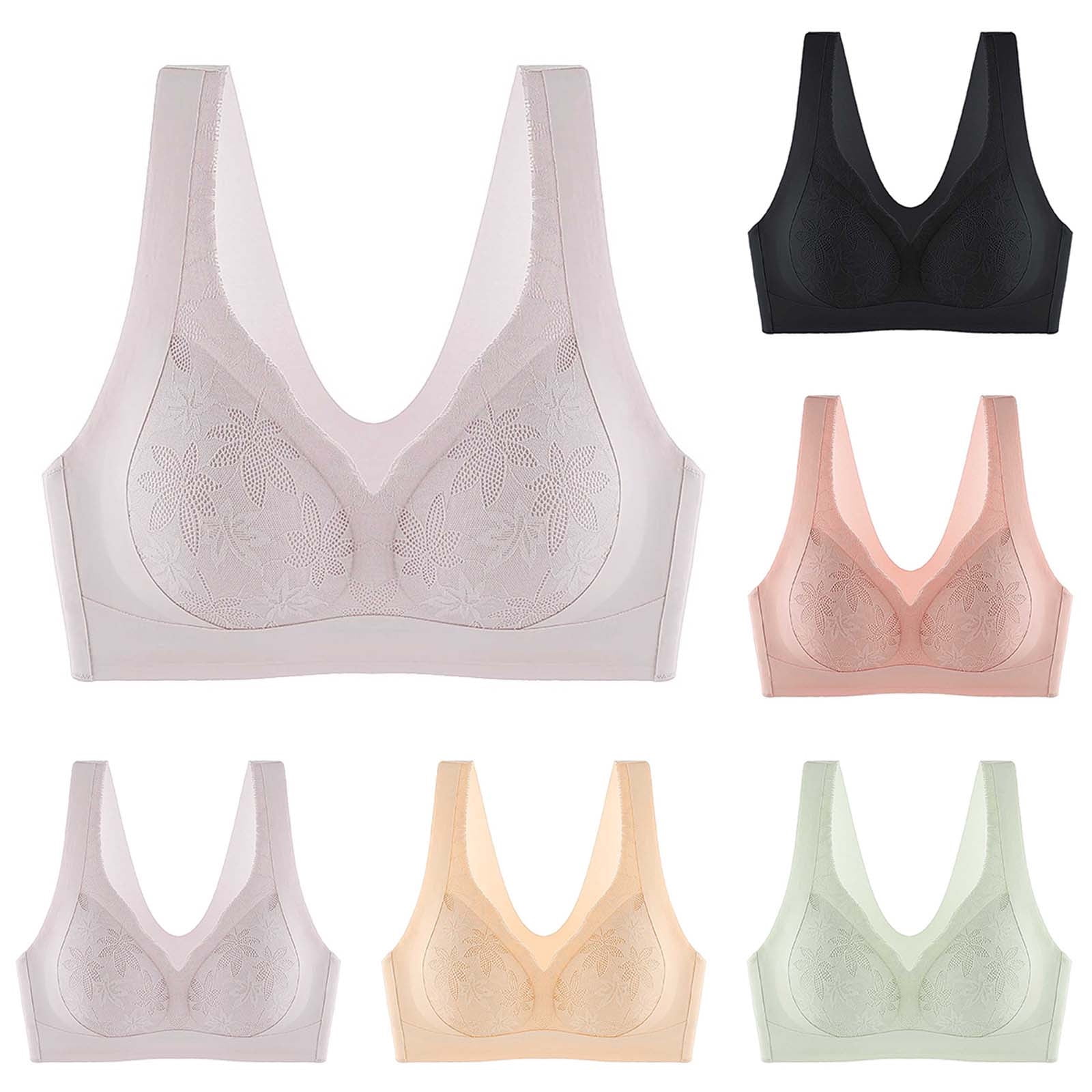 Ashirexll Bras for Women No Underwire, Push Up Bra, Wireless Bra Thin ...