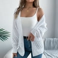 thumbnail image 1 of Ashirexll Cardigan Sweaters for Women, Winter Coats for Women, Fall Coats Fashion Women's Casual Oversize Striped Long Sleeve Cardigan Button Sweater, 1 of 6