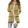 thumbnail image 1 of Ashirexll Cardigan Sweaters for Women, Winter Coats for Women, Fall Coats Women's Casual Striped Long Sleeve Cardigan Jacket, 1 of 6