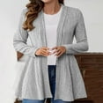 thumbnail image 1 of Ashirexll Cardigan Sweaters for Women, Winter Coats for Women, Fall Coats Women's Solid Color Brushed Loose Cardigan Casual, 1 of 5
