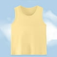 thumbnail image 1 of Ashirexll Fall Vest Boys Tank Tops for Kids 2-15 Years Solid Color Round Neck Breathable Soft Base Layer for Casual Wear, 1 of 4