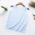 thumbnail image 1 of Ashirexll Fall Vest Girls Tank Tops for Children 3-14 Years Sleeveless Round Neck Solid Color Comfortable Camisole Tops for Daily Casual Wear, 1 of 4