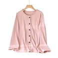 thumbnail image 1 of Ashirexll Fleece Pajamas Women, Winter Pajamas for Women, Winter Lightweight Fleece Top Casual Long Sleeve Home Wear Loungewear, 1 of 3