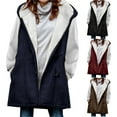 thumbnail image 1 of Ashirexll Fleece Vest Women, Womens Winter Coats, Zip Up Quilted Stand Collar Padded Gilet Coat with Pockets for Winter Outerwear, 1 of 5