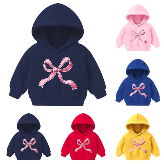 Ashirexll Girls Hoodies Printed Hooded Long Sleeve Sweatshirt Pullover for Toddler Girls 2-7 Years