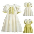 thumbnail image 1 of Ashirexll Girls Summer Dress, Girls Dresses Size 10-12, Children Solid Color Short Sleeve Dress Casual and Comfortable Dress, 1 of 3