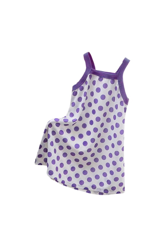 Girls Summer Dress, Girls Dresses Size 10-12, Kids' Sleeveless Slip Dress Summer Casual Dress Fashion Polka Dots Camisole Pajamas
