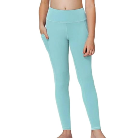 Ashirexll Girls Wide Leg Pants Girls Cargo Pants Solid Color Pull On Twill Jogger Uniform School Clothes With Pockets for Kids