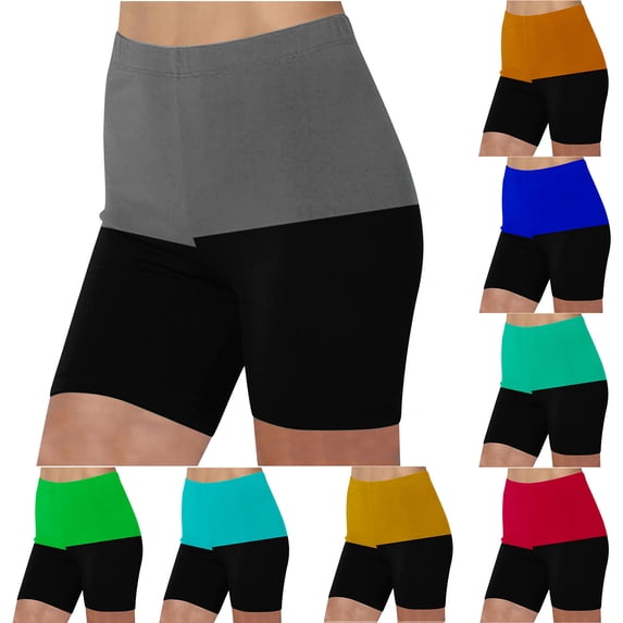 Ashirexll High Waisted Shorts Women, Womens Shorts Casual, Summer Casual Stretch Sport Shorts With Loose High Waist