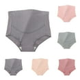 thumbnail image 1 of Ashirexll High Waisted Underwear for Women, Ladies Underwear Panties, Fall Winter Stripe Plus Size Maternity Underwear High Waist Support Solid Cotton Panties, 1 of 3
