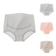 thumbnail image 1 of Ashirexll High Waisted Underwear for Women, Ladies Underwear Panties, Fall Winter Stripe Plus Size Maternity Underwear High Waist Support Solid Cotton Panties, 1 of 6