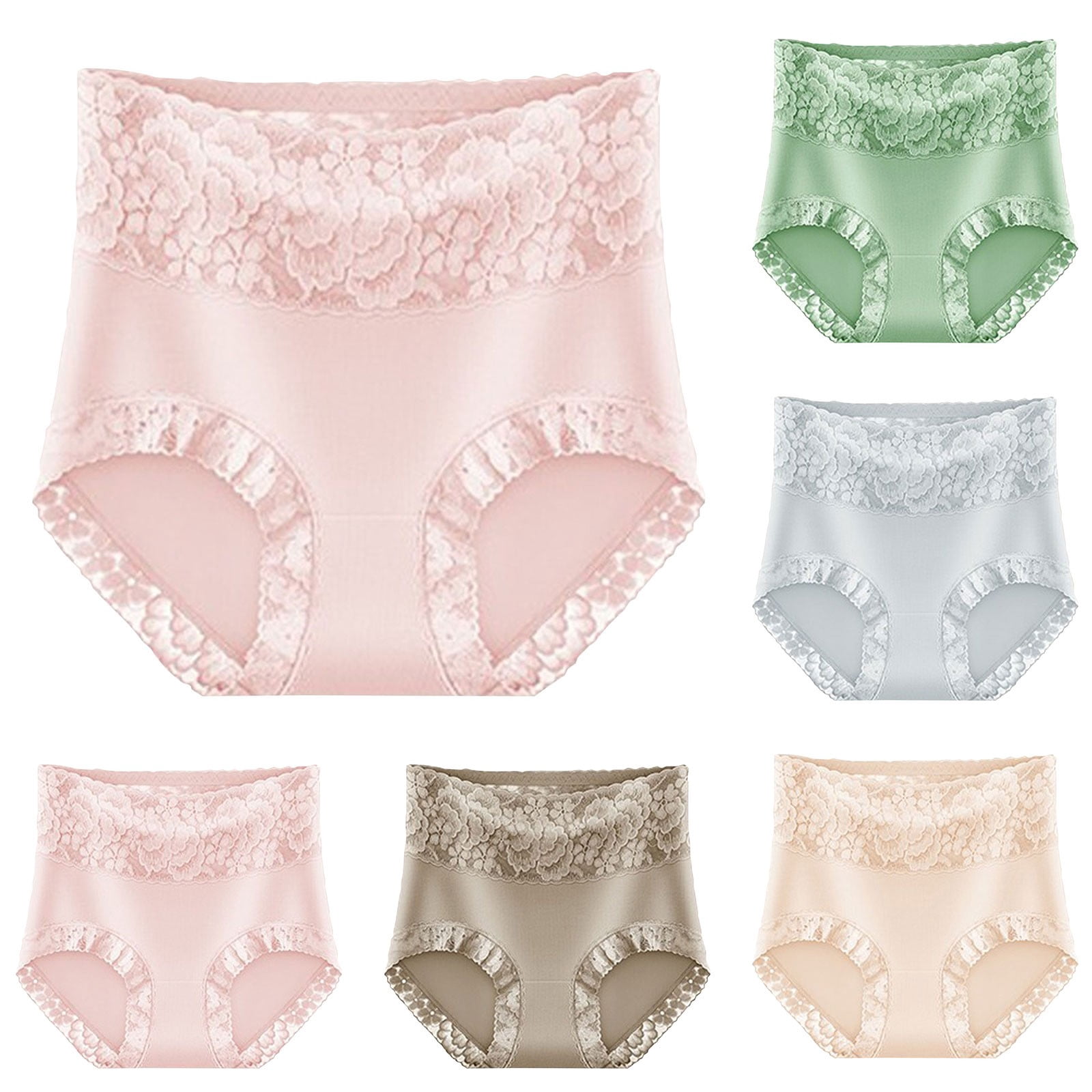 Ashirexll High Waisted Underwear for Women, Ladies Underwear Panties