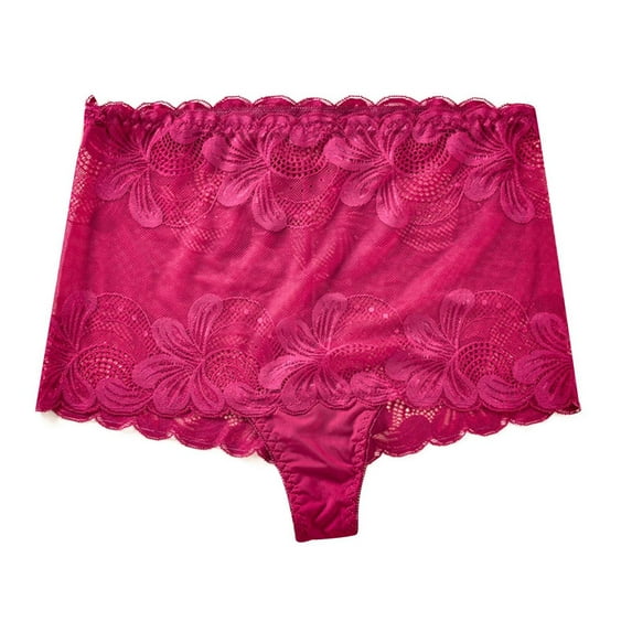Ashirexll High Waisted Underwear for Women, Ladies Underwear Panties, Large Size High Waist Thong Lace Comfortable Panties
