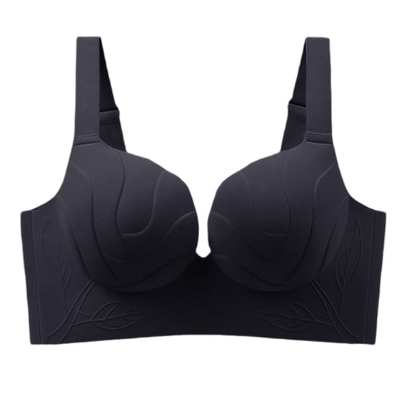 Ashirexll Jelly Bras for Women Plus Size Lifting Push Up Bra Side Support and Breathable Cups Daily Casual Wear