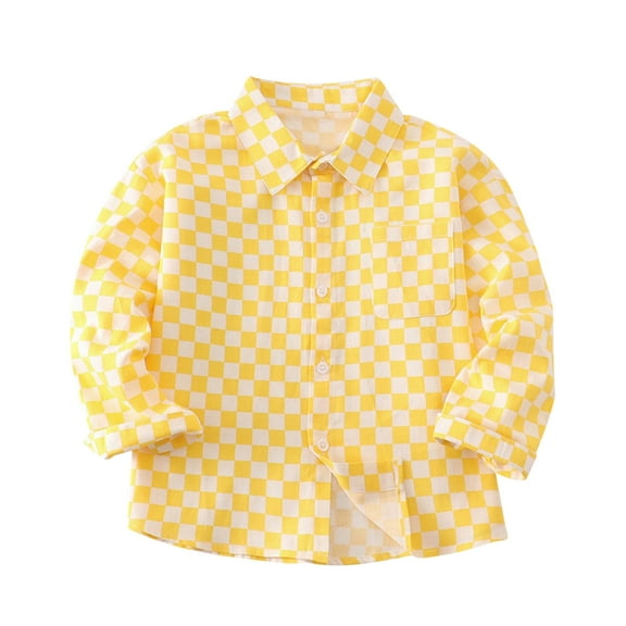 Ashirexll Kids Striped V-Neck Jacket for 1-6 Years Button Up Long Sleeve Breathable Fall Casual Fashion Tops