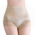 thumbnail image 1 of Ashirexll Ladies Underwear Panties, High Waisted Underwear for Women, Womens Fashion High Waist Hip Lift Tummy Control Lightweight Breathable Lace Panties, 1 of 7