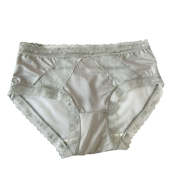 Ashirexll Ladies Underwear Panties, Plus Size Underwear for Women, Fashion Women High Waisted Solid Underwear Absorbent Breathable Pants